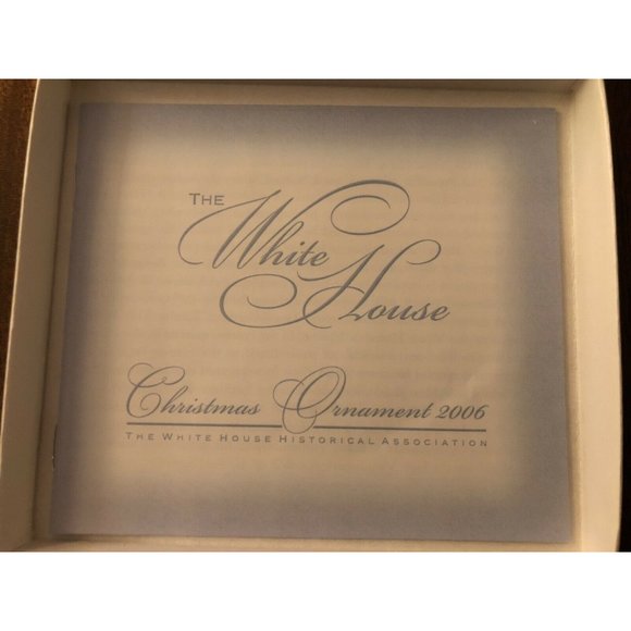 2006 The White House Historical Association Christmas Ornament- Complete in Box! - Picture 5 of 5